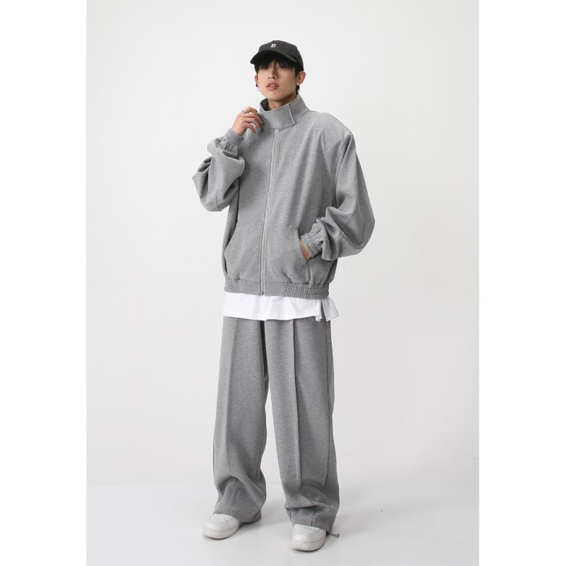 Mens Jackets & Outerwear |  T7 Metallic Track Jacket Clothing Cool Light Gray