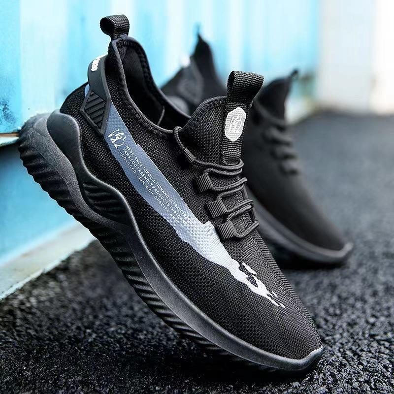 Mens Lifestyle |  Pacer Future Street Knit Sneakers Lifestyle Black-Cool Dark Gray