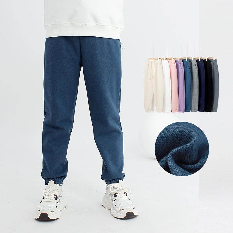 Mens Pants |  Suede Logo Jogger Pants Clothing Club Navy