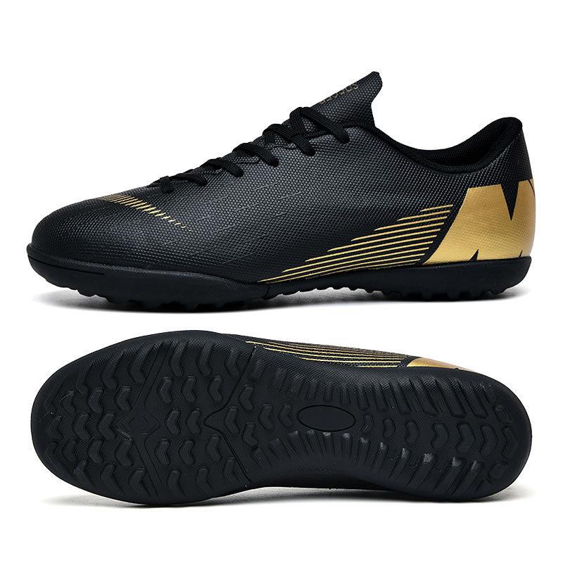 Mens Soccer Cleats |  Attacanto Turf Training Soccer Cleats Mens Black-Silver Mist