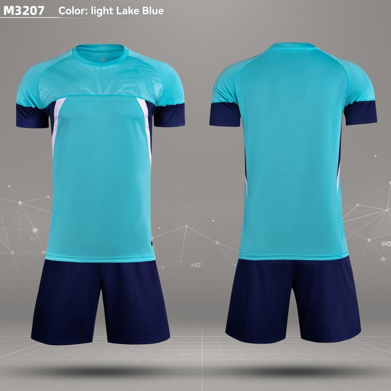 Mens T-Shirts & Tops |  Individual Court Sports Jersey Clothing Luminous Blue