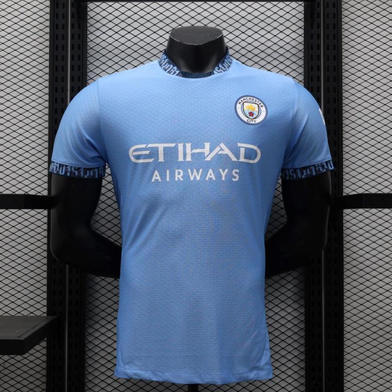 Mens T-Shirts & Tops |  Manchester City 24/25 Replica Home Soccer Jersey Clothing Mens