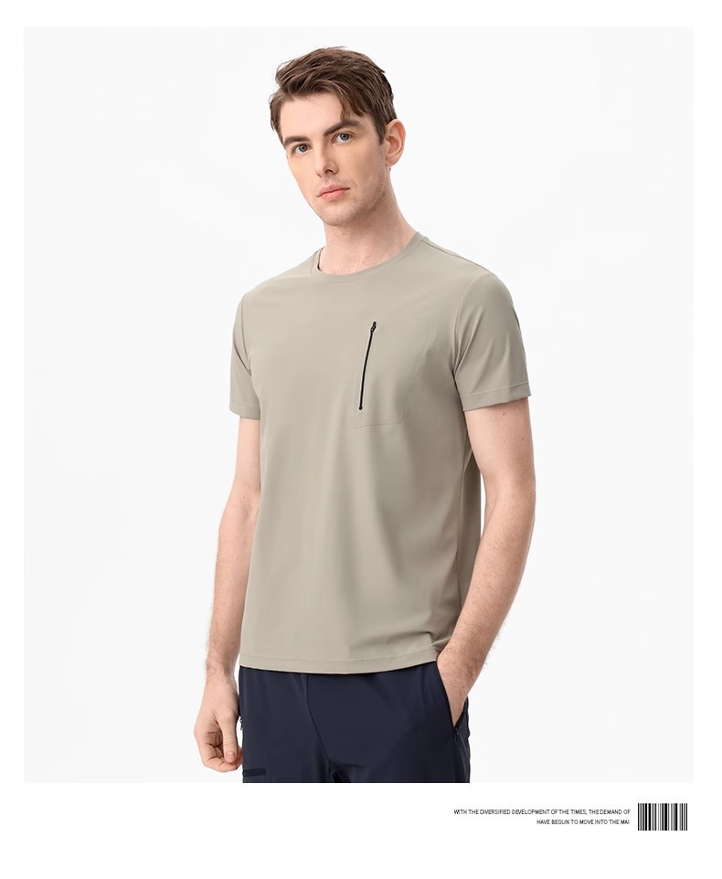 Mens T-Shirts & Tops |  tech Pocket Tee Clothing Calming Green