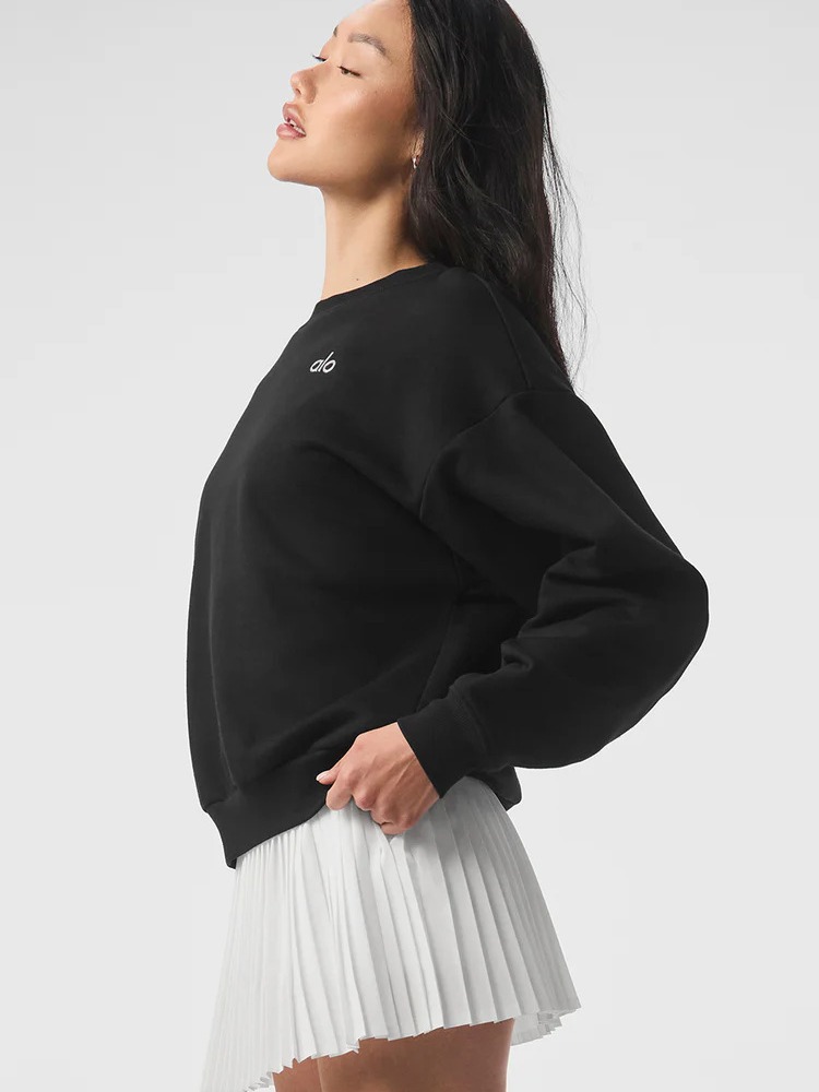 Womens Hoodies & Sweatshirts |  Downtown Re:Collection Crew Clothing Black