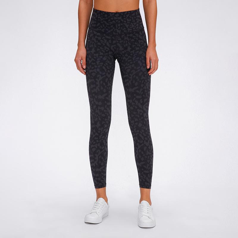 Womens Leggings |  Train Fave High Waisted 7/8 Training Tights Clothing Black-Skin AOP