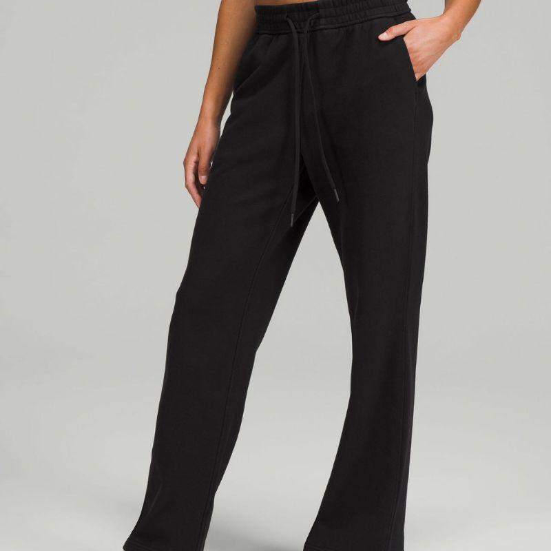 Womens Pants |  T7 High Waist Track Pants Clothing Black-Black