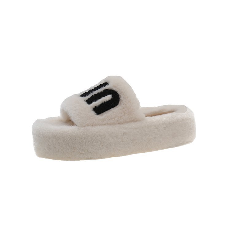 Womens Slides & Sandals |  Leadcat 2.0 Fuzz Slides Shoes Black-White