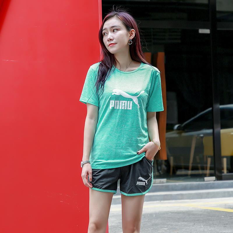 Womens T-Shirts & Tops |  Essentials Big Cat Logo Tee Clothing Cold Green